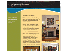 Tablet Screenshot of gailgreenequilts.com